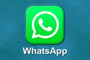 Ikon WhatsApp biru