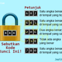 Teka-teki kode kunci gembok versi 682-645