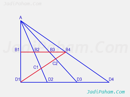 Titik sudut teka teki segitiga versi 2