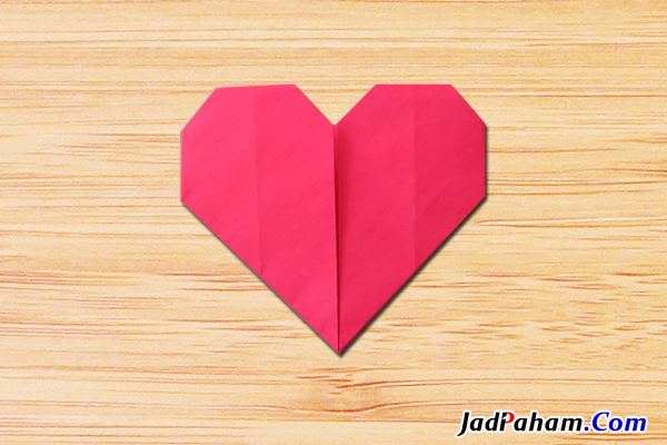 Origami hati heart love