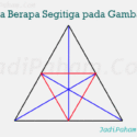 Teka teki berapa banyaknya segitiga pada gambar versi 3